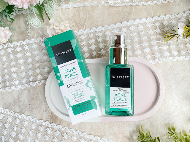 Review Scarlett Aqua Reset & Barrier Acne Peace Gel Moisturizer